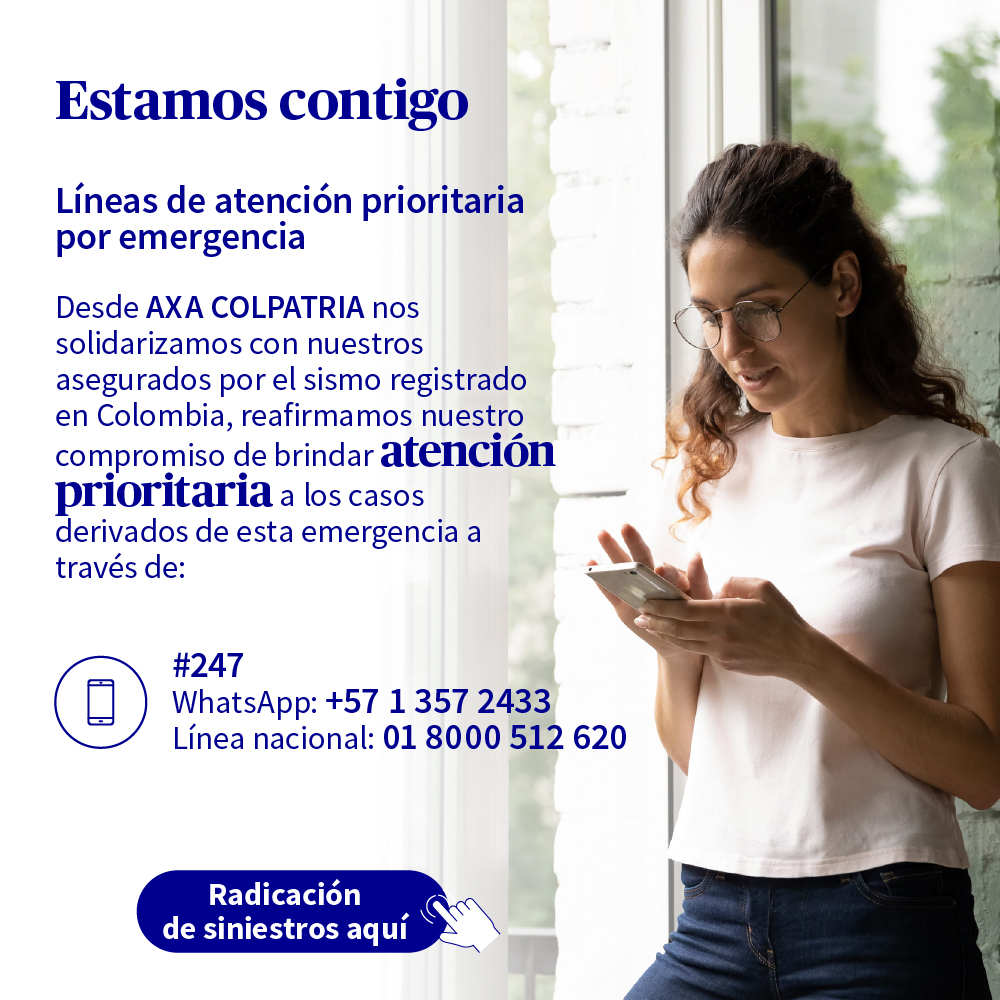 Información emergencia sismo