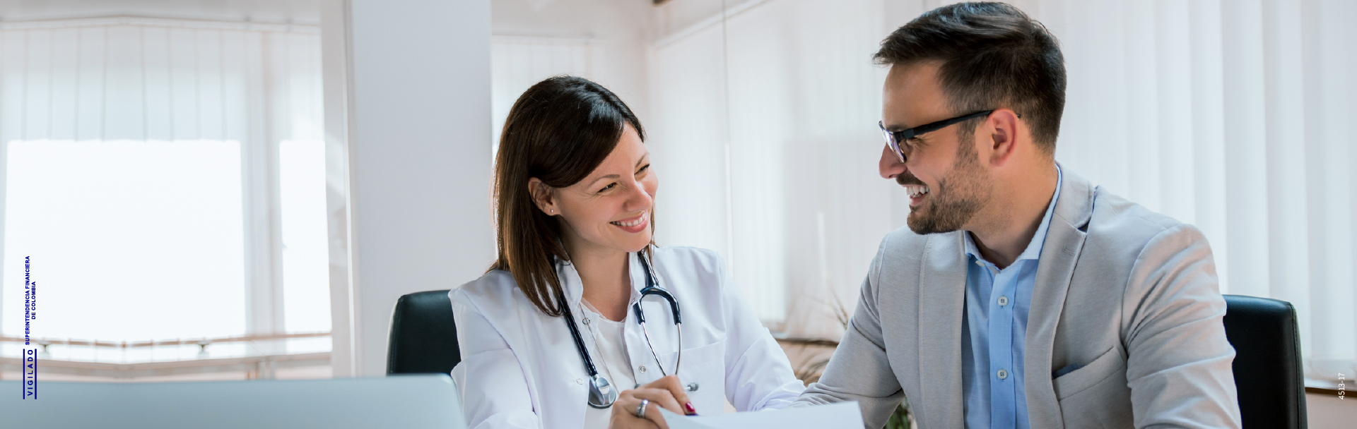 Doctora y paciente
